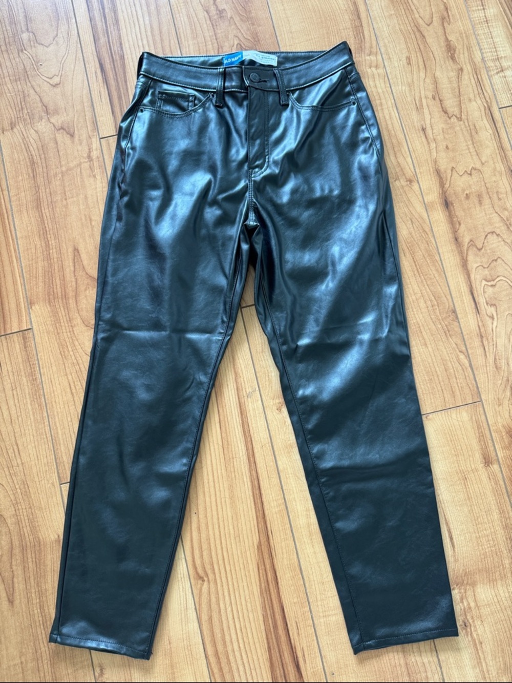 Old Navy Women’s Faux Leather Pants - Black